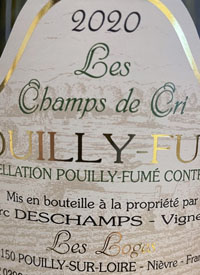 Marc Deschamps Les Champs de Cri Pouilly-Fumétext
