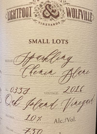 Lightfoot and Wolfville Small Lots Sparkling Chenin Blanctext