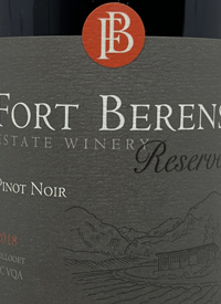 Fort Berens Pinot Noir Reservetext