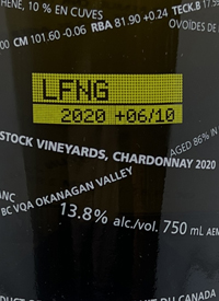 Laughing Stock Vineyards Chardonnay +06/10text