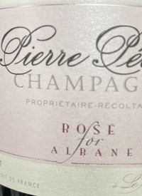 Champagne Pierre Peters Rosé for Albanetext