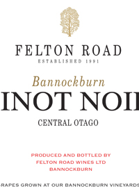 Felton Road Bannockburn Pinot Noirtext
