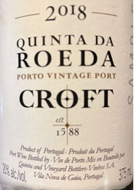 Croft Quinta da Roeda Vintage Porttext