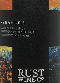 Rust Wine Co. South Rock Vineyard Syrahtext