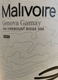Malivoire Genova Gamaytext