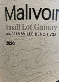 Malivoire Small Lot Gamaytext