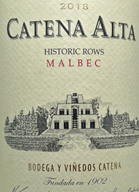 Catena Alta Historic Rows Malbectext