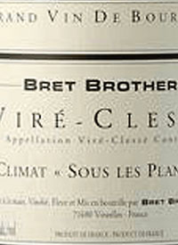 Bret Brothers Viré-Clessé Sous Les Plantestext