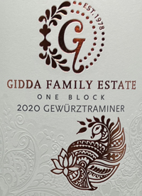 Gidda Family Estate One Block Gewurztraminertext