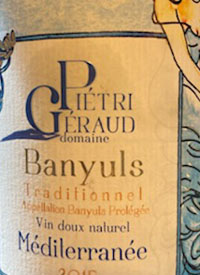 Domaine Piétri Géraud Banyuls Traditionnel Cuvée Méditerranéetext