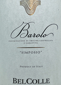 Belle Colle Barolo Simposiotext