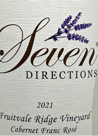 Seven Directions Fruitvale Ridge Vineyard Cabernet Franc Rosétext