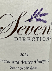 Seven Directions Tractor and Vines Vineyard Pinot Noir Rosétext