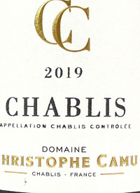 Domaine Christophe Camu Chablistext