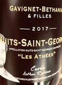Domaine Gavignet-Béthanie et Filles Cuvée Arthur Retière Nuits-Saint-Georges Les Athéestext