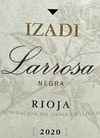 Izadi Larrosa Negra Garnacha Riojatext
