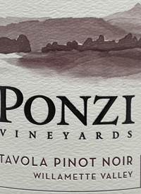 Ponzi Vineyards Tavola Pinot Noirtext