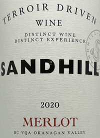 Sandhill Merlot Sandhill Estate Vineyardtext