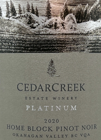 CedarCreek Platinum Home Block Pinot Noirtext