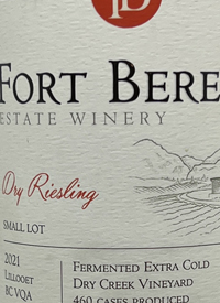 Fort Berens Small Lot Dry Rieslingtext