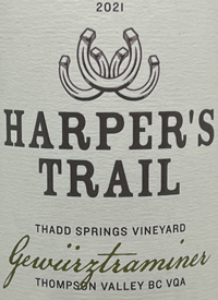 Harper's Trail Thadd Springs Vineyard Gewurztraminertext