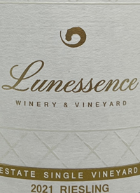 Lunessence Estate Single Vineyard Rieslingtext