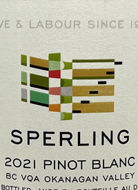 Sperling Vineyards Pinot Blanctext