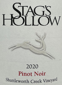 Stag's Hollow Pinot Noir Shuttleworth Creek Vineyardtext