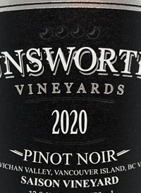Unsworth Vineyards Pinot Noir Saison Vineyardstext