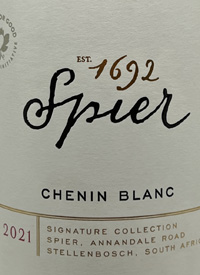 Spier Chenin Blanc Signature Collectiontext