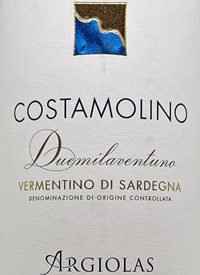 Argiolas Costamolino Vermentino di Sardegnatext