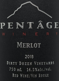 Pentâge Winery Merlot Dirty Dozen Vineyardtext