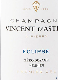 Champagne Vincent d'Astrée Cuvée Eclipse Zéro Dosagetext