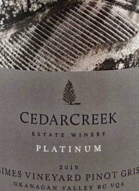CedarCreek Platinum Simes Vineyard Pinot Noirtext