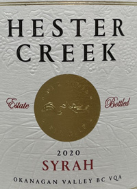 Hester Creek Syrahtext
