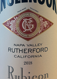 Inglenook Rubicon Cabernet Sauvignon 2018 - Tasting Note