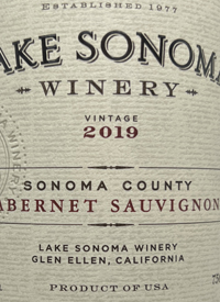 Lake Sonoma Sonoma County Cabernet Sauvignontext