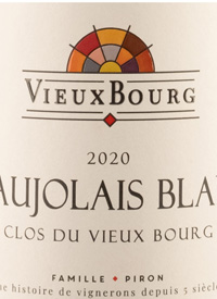 Vieux Bourg Beaujolais Blanc Clos du Vieux Bourgtext