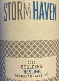 Storm Haven Boulders Rieslingtext