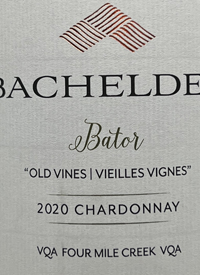 Bachelder Bator Old Vines Chardonnaytext