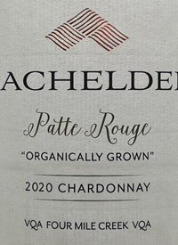 Bachelder Patte Rouge Organically Grown Chardonnaytext