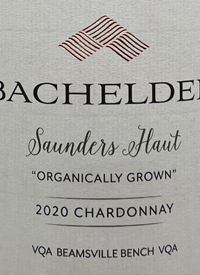 Bachelder Saunders Haut Organically Grown Chardonnaytext