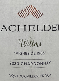 Bachelder Willms Vignes de 1983 Chardonnaytext