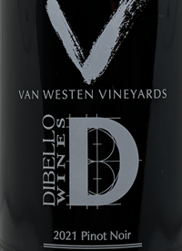 Van Westen Vineyards Di Bello Wines VD Pinot Noirtext