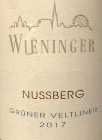 Wiengut Wieninger Nussberg Grüner Veltlinertext