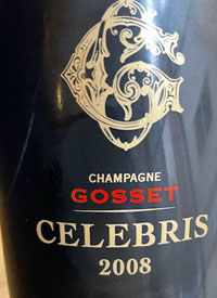 Champagne Gosset Celebris Bruttext