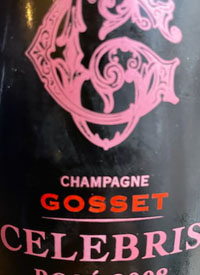 Champagne Gosset Celebris Rosé Bruttext