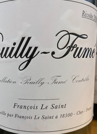 François le Saint Pouilly-Fumétext