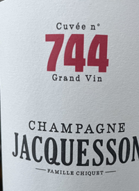 Champagne Jacquesson Cuvée n° 744 Extra-Bruttext
