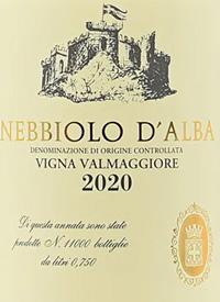 Bruno Giacosa Nebbiolo d'Alba Vigna Valmaggioretext